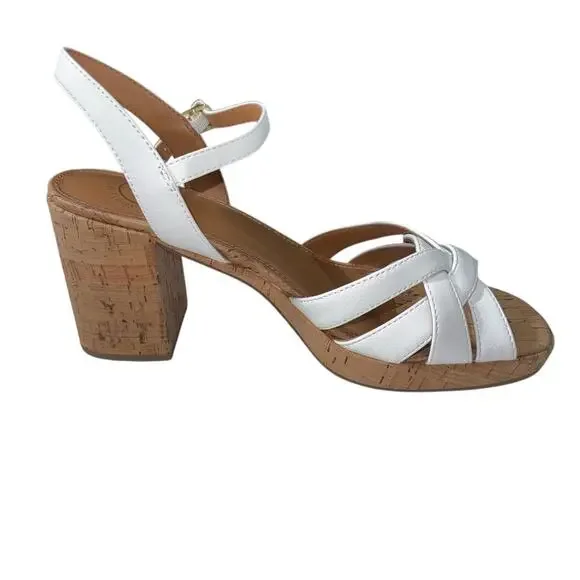 White Mountain Dubonnet Women's heeled sandal SZ/8.5M